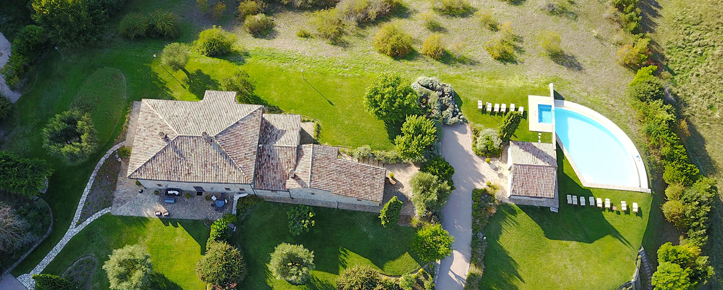 Recently refurbished historic farmhouse with pool, adjacent to a golf course
