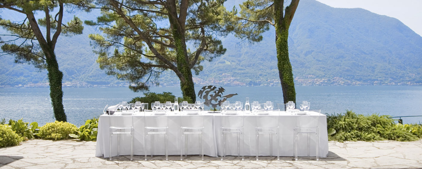 Modern luxury villa with breathtaking lake views