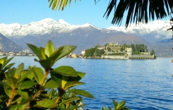 View onto Isola Bella from the nearby Stresa 
