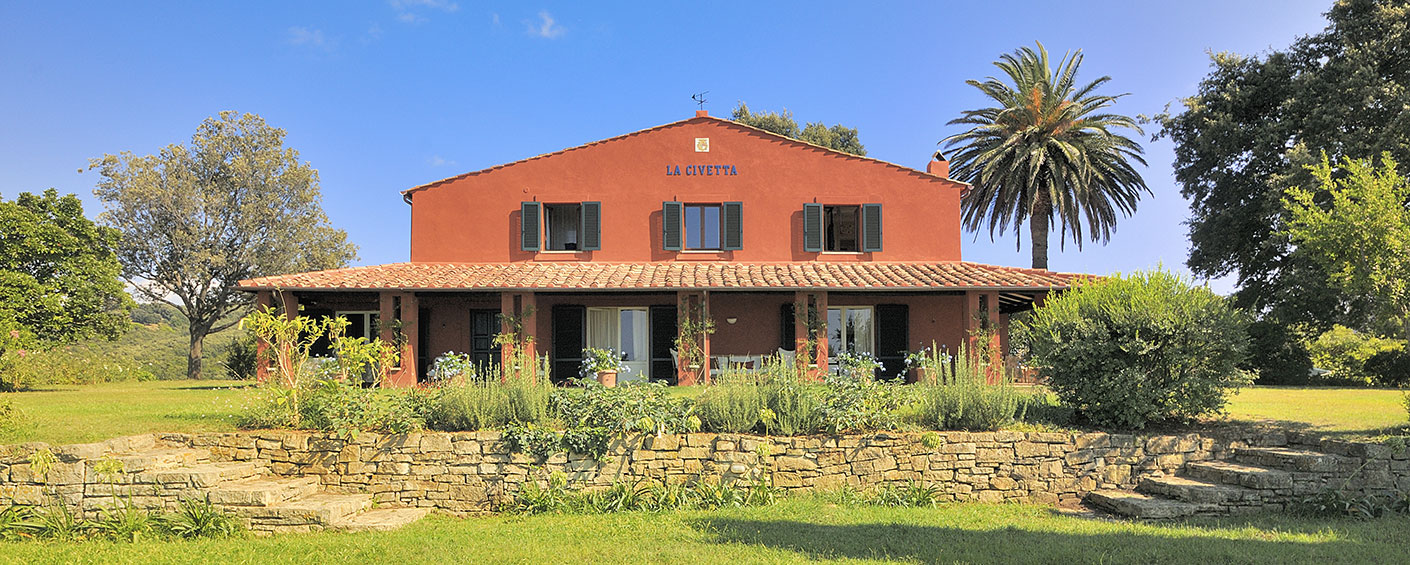 Set on the top of a gentle hill with breath-taking views of the Mediterranean coast
